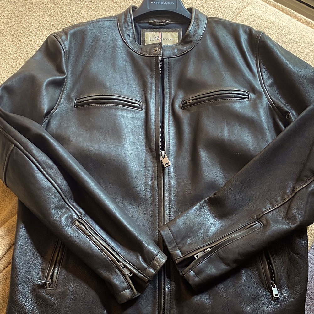Men’s Wilsons Leather Jacket  size large